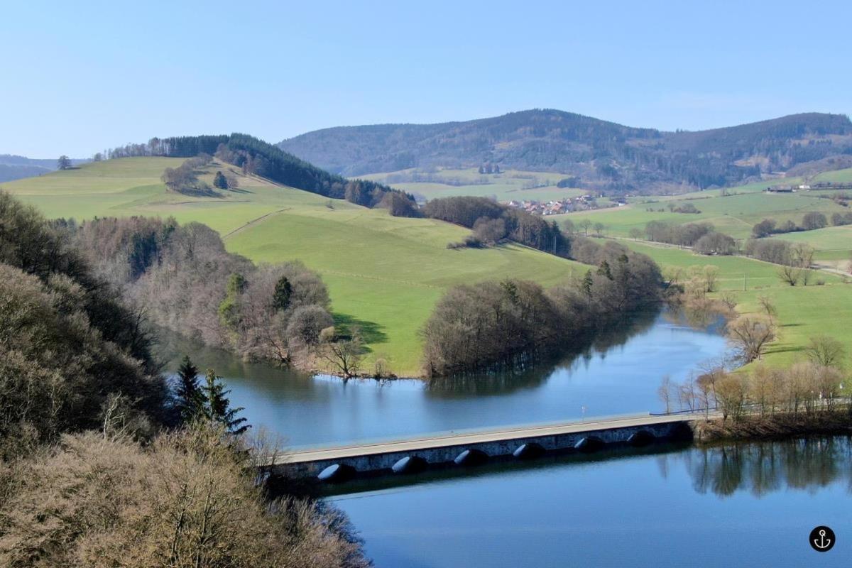 فيلا Sonnenweg 36 Lakeview House Tuerkis Diemelsee Heringhausen المظهر الخارجي الصورة